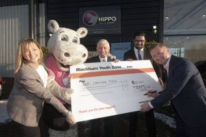 Hippo Motor Group pledges £10,000 to Blackburn Youth Zone