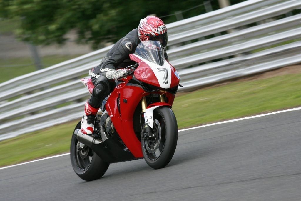 Anthony Wilson On His Motorbike