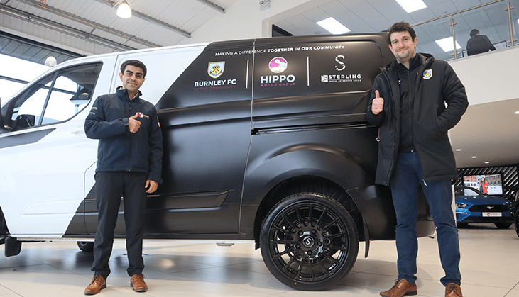 Hippo Motor Group donates van to Burnley in the Community 4
