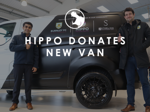 Hippo Motor Group donates van to Burnley in the Community